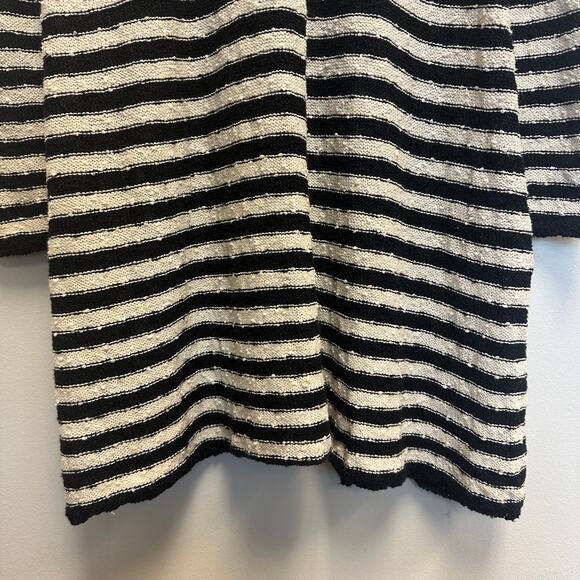 Free People Black and White Striped Mini Dress - Picture 5 of 9